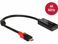 Adapter DisplayPort > USB-C Monitor, 4K 60Hz