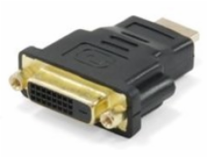 equip 118909 Adapter HDMI  auf DVI (24+1) HDMI Stecker auf DVI-D (24+1) Buchse černá vergoldet