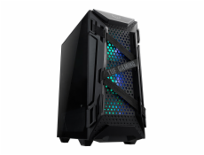 ASUS skříň TUF GAMING GT301 BLACK AURA, ATX Tower, černá, bez zdroje