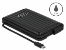 Delock Externí pouzdro pro HDD / SSD SATA 2.5"" s USB Type-C™ - IP66