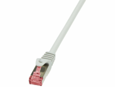 LogiLink CQ2022S Prime Line CAT 6 Patchkabel RJ45-Stecker auf RJ45-Stecker CAT 6 S/FTP 0.50m šedá