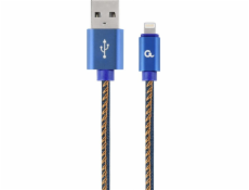 Lightning cable Cablexpert CC-USB2J-AMLM-1M-BL Blue