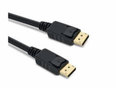 Kabel DisplayPort 1.4 přípojný kabel M/M zlacené konektory, 1,5 m