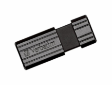 USB FD 64GB PINSTRIPE BLACK VERBATIM