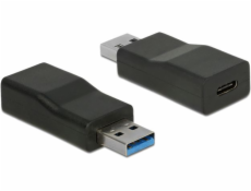 Delock 65696 USB-C Konverter USB Type-C Buchse auf USB 3.1 Gen 2 A-Stecker aktiv černá