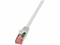 LogiLink CQ2102S PrimeLine Cat. 6 Patchkabel RJ45-Stecker auf RJ45-Stecker Cat. 6 U/UTP 15m šedá