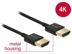 DeLOCK 84775 Slim Premium HDMI Kabel HDMI-A Stecker auf HDMI-A Stecker 3D 4K 4.5m Aktiv