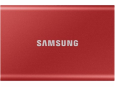 Samsung Externí SSD disk - 1TB - červený