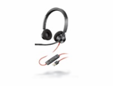 Plantronics 214012-01 POLY náhlavní souprava BLACKWIRE 3320 MS, USB, stereo