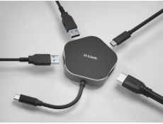 DUB-M420 4-in-1 USB-C Hub mit HDMI/USB-C Ladeanschluss, USB-Hub