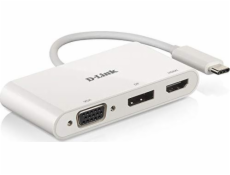 DUB-V310 3-In-1 USB-C Video Adapter mit HDMI & DisplayPort & VGA