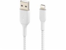 Belkin USB kábel Pletený USB kábel- Lightning 15cm biely-CAA002bt0MWH