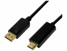 LogiLink Adaptér kábel - DisplayPort männlich zu HDMI männlich