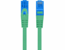 Patchcord kat.6a S/FTP CCA 5.0m Zielony 