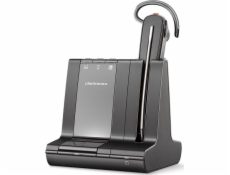 Plantronics Savi 8240 Office/Mono/USB/DECT/Bezdrať/Stand/Čierna-strieborná