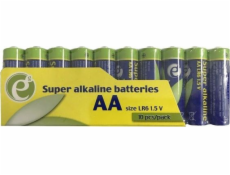 Gembird alkalická batéria Gembird LR6 AA 1,5V (10 ks)