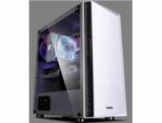 Zalman case miditower R2 white, bez zdroje, ATX, 1x 120mm RGB ventilátor, 1x USB 3.0, 2x USB 2.0, tvrzené sklo, bílá