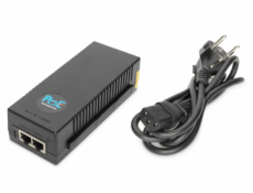 Digitus 10 Gigabit Ethernet PoE + Injector, 802.3at Power Pins: 3/6 (+), 1/2 (-), 30W