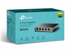 Switch TP-Link TL-SG105PE Easy Smart, 5x GLAN, 4x PoE+, 30W