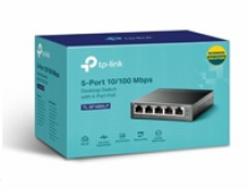 TP-Link TL-SF1005LP [5-Port 10/100Mbps Desktop Switch with 4-Port PoE]