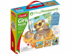 Quercetti Montessori zvieracie puzzle Giro 0611