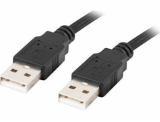 Lanberg CA-USBA-20CU-0018-BK USB cable 1.8m 2.0 USB A Black