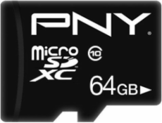 Karta PNY Performance Plus MicroSDXC 64 GB Class 10 (P-SDU64G10PPL-GE)