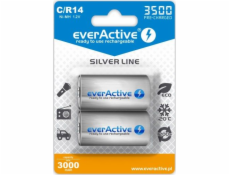 Rechargeable Batteries everActive R14/C Ni-MH 3500 mAh ready to use