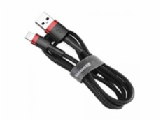 Baseus Cafule nabíjecí / datový kabel USB na Lightning 2,4A 3m, červená-černá