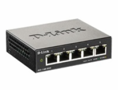 D-Link DGS-1100-05V2 5-port Gigabit Smart Managed switch, fanless