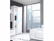 Cama high display cabinet SAMBA white/white gloss