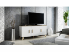 Cama sideboard LOTTA 150 3D white + sonoma oak