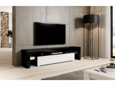 Cama TV stand TORO 200 black/white gloss