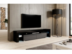 Cama TV stand TORO 200 black/grey gloss