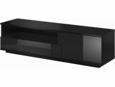 Cama TV cabinet MUZA 138/40/41 black/black gloss