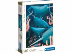 Clementoni Puzzle 500 Fantastické zvieratá Narvalové 35099