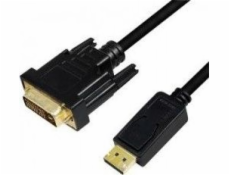 LogiLink DisplayPort – kábel DVI-D 2m čierny (CV0131)