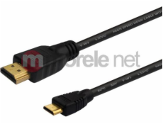 KÁBEL HDMI (M) - Mini HDMI (M) 1,5 m, czarny, CL-09