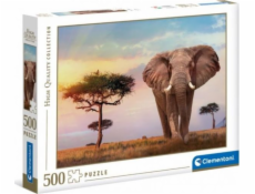 Clementoni Clementoni Puzzle 500el Západ slnka v Afrike. Africký západ slnka 35096