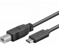 Kabel USB 3.1 konektor C/male - USB 2.0 konektor B/male ,1m