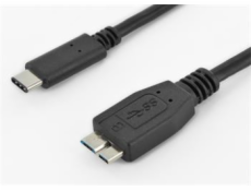 PremiumCord Kabel USB 3.1 konektor C/male - USB 3.0 konektor Micro-B/male, 0.6m