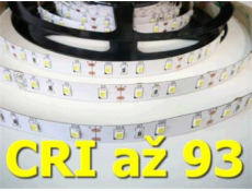 LED pásek TLE SMD 2835 60LED/m, 5m, teplá bílá, IP20, 12V,  CRI 90