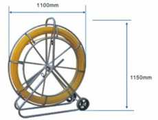 Protahovací pero sklolaminátové ve stojanu 9mm - 200m