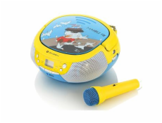 Rádio GoGEN MAXIPREHRAVAC B s CD/MP3/USB, s mikrofonem, modrá/žlutá