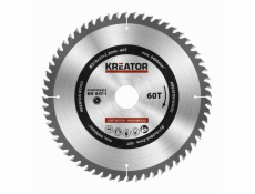 Pilový kotouč Kreator KRT020422 na dřevo 210mm, 60T