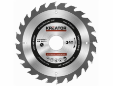 Pilový kotouč Kreator KRT020410 na dřevo 165mm, 24T