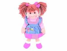 Panenka Bigjigs Toys látková Melody, 34 cm