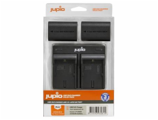 Set Jupio 2x LP-E6NH 2130 mAh + Dual Charger pro Canon