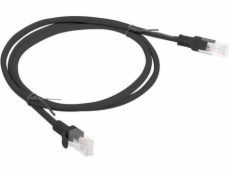 Lanberg PCU6-10CC-0100-BK networking cable Black 1 m Cat6 U/UTP (UTP)