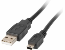  LANBERG USB MINI (M) na USB-A (M) 2.0 kábel 0,3m, čierny (CANON)